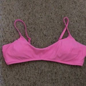 Aerie Hot Pink Bikini Top
